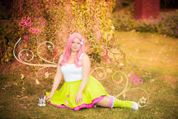 Size: 3000x2000 | Tagged: safe, artist:bellahime, fluttershy, human, equestria girls, g4, clothes, cosplay, costume, high res, irl, irl human, photo, solo