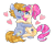 Size: 1185x977 | Tagged: safe, artist:kaikururu, oc, oc only, crystal pony, pony, unicorn, duo, female, heart, horn, hug, male, mare, oc x oc, shipping, simple background, smiling, stallion, transparent background, unicorn oc