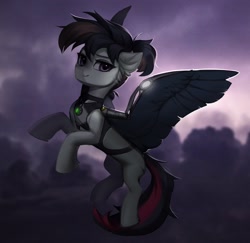 Size: 2958x2874 | Tagged: safe, artist:vensual99, oc, oc only, pony, artificial wings, augmented, high res, solo, wings