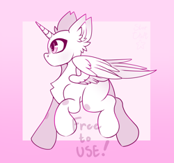 Size: 1800x1684 | Tagged: safe, artist:star-theft, alicorn, pony, .psd available, base, chest fluff, free to use, knee blush