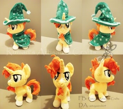 Size: 2048x1820 | Tagged: safe, artist:schwarz, sunburst, pony, unicorn, g4, hat, irl, photo, plushie, solo, wizard hat