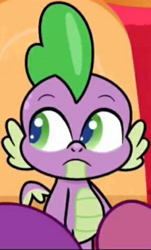 Size: 1920x3189 | Tagged: safe, screencap, spike, dragon, flutterdash (episode), g4.5, my little pony: pony life, cropped, male, solo, winged spike, wings
