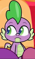 Size: 1920x3189 | Tagged: safe, screencap, spike, dragon, flutterdash (episode), g4, g4.5, my little pony: pony life, cropped, male, solo, winged spike, wings