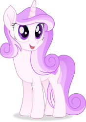 Size: 6110x8680 | Tagged: safe, artist:cirillaq, oc, oc only, oc:sugar starshine sparkle, alicorn, pony, absurd resolution, alicorn oc, female, full body, hooves, horn, mare, open mouth, open smile, shadow, simple background, smiling, solo, standing, tail, transparent background, vector, wings