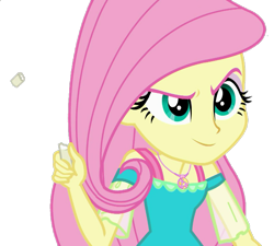 Size: 801x720 | Tagged: safe, edit, edited screencap, screencap, fluttershy, a little birdie told me, equestria girls, g4, my little pony equestria girls: better together, background removed, chalk, female, geode of fauna, magical geodes, not a vector, simple background, solo, transparent background