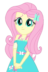 Size: 1281x1911 | Tagged: safe, edit, edited screencap, screencap, fluttershy, a little birdie told me, equestria girls, equestria girls series, g4, background removed, cute, female, not a vector, shyabetes, simple background, solo, transparent background