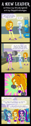 Size: 750x3000 | Tagged: safe, artist:sapphiregamgee, adagio dazzle, aria blaze, sonata dusk, trixie, equestria girls, g4, biceps, comic, dumbbell (object), female, gym, gym shorts, muscles, the dazzlings, weight lifting, weights