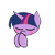 Size: 1000x1000 | Tagged: safe, artist:sodapop200, twilight sparkle, pony, unicorn, g4, blush sticker, blushing, eyes closed, praying, simple background, solo, transparent background