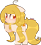 Size: 1952x2184 | Tagged: safe, artist:kurosawakuro, oc, oc:tiger lily, earth pony, pony, female, floppy ears, mare, simple background, solo, transparent background