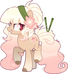 Size: 2142x2324 | Tagged: safe, artist:kurosawakuro, oc, oc:sakura brew, earth pony, pony, female, high res, mare, simple background, solo, transparent background