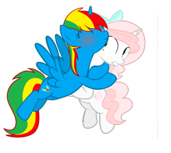 Size: 5000x4464 | Tagged: safe, artist:sugarcubecreationz, oc, oc only, oc:royal strength, oc:sweetheart, alicorn, pony, absurd resolution, female, hug, mare, simple background, transparent background