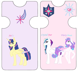 Size: 2550x2351 | Tagged: safe, artist:monse2001, princess flurry heart, oc, oc:crystal heart, alicorn, pony, g4, alicorn oc, base used, high res, horn, offspring, older, older flurry heart, parent:flash sentry, parent:princess cadance, parent:shining armor, parent:twilight sparkle, parents:flashlight, parents:shiningcadance, wings