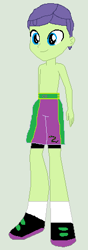 Size: 164x466 | Tagged: safe, artist:matthewjabeznazarioa, cucumber seed, equestria girls, g4, crossover, equestria girls-ified, exeron fighters, martial arts kids, martial arts kids outfits