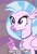 Size: 449x667 | Tagged: safe, edit, edited screencap, screencap, silverstream, classical hippogriff, hippogriff, g4, my little pony: friendship is magic, season 9, student counsel, caption, cropped, female, i have questions, image macro, meme, open mouth, surprised, text