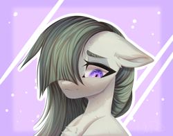 Size: 2753x2160 | Tagged: safe, artist:maybeweed, marble pie, earth pony, pony, g4, cute, floppy ears, hair over one eye, high res, marblebetes