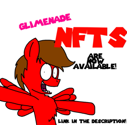 Size: 1015x999 | Tagged: safe, artist:professorventurer, oc, oc:professor venturer, pony, advertisement, april fools, april fools 2022, nft