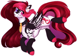 Size: 1959x1421 | Tagged: safe, artist:purplegrim40, oc, oc only, pegasus, pony, colored hooves, female, heterochromia, mare, pegasus oc, simple background, transparent background, wings