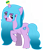 Size: 6840x8000 | Tagged: safe, artist:laszlvfx, izzy moonbow, pony, unicorn, g4, g5, absurd resolution, ball, butt, eyeshadow, female, full body, g5 to g4, generation leap, gradient mane, gradient tail, hooves, horn, horn guard, hornball, lidded eyes, looking at you, looking back, looking back at you, makeup, mare, open mouth, open smile, plot, raised hoof, show accurate, simple background, smiling, solo, standing, tail, transparent background, vector