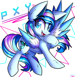 Size: 2256x2304 | Tagged: safe, artist:kaleido-art, oc, oc only, pegasus, pony, high res, solo