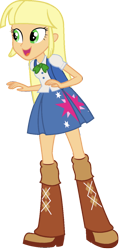 Size: 616x1295 | Tagged: safe, artist:iamsheila, applejack, twilight sparkle, equestria girls, g4, clothes, palette swap, recolor, shirt, shoes, simple background, skirt, solo, transparent background