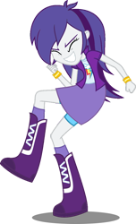 Size: 696x1147 | Tagged: safe, artist:iamsheila, rainbow dash, rarity, equestria girls, g4, boots, clothes, palette swap, rainbow dash's boots, recolor, shirt, shoes, simple background, skirt, socks, solo, transparent background