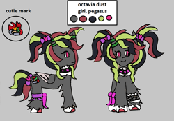 Size: 1209x848 | Tagged: safe, artist:ask-luciavampire, oc, oc only, oc:octavia dust, pegasus, pony, ask ponys gamer club, female, tumblr