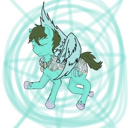 Size: 1280x1280 | Tagged: safe, artist:antares, oc, oc:supernal asterius, pegasus, pony, male, newbie artist training grounds, pegasus oc, solo, stallion