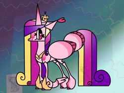 Size: 1280x964 | Tagged: safe, artist:laps-sp, princess cadance, pony, g4, abstract, solo