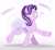 Size: 1610x1490 | Tagged: safe, artist:shuphle, starlight glimmer, pony, unicorn, g4, blushing, chest fluff, cute, dialogue, diaper, diaper fetish, ear fluff, female, fetish, frazzled, glimmerbetes, gritted teeth, heavy, help, impossibly large diaper, mare, nervous, nervous sweat, no tail, non-baby in diaper, onomatopoeia, poofy diaper, shadow, shrunken pupils, simple background, solo, sweat, sweatdrop, waddle, white background, wobbling