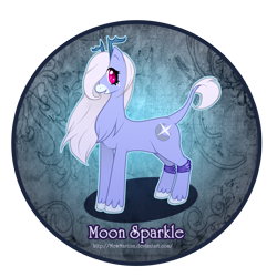 Size: 1200x1200 | Tagged: safe, artist:churobu, oc, oc only, oc:moon sparkle, pony, antlers, chest fluff, eyelashes, female, mare, simple background, solo, transparent background, unshorn fetlocks