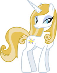 Size: 2159x2777 | Tagged: safe, artist:henx125, prince blueblood, pony, unicorn, g4, high res, princess bluebelle, rule 63, simple background, solo, transparent background, vector