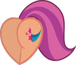 Size: 887x762 | Tagged: safe, artist:muhammad yunus, sunny starscout, earth pony, pony, g5, my little pony: a new generation, base used, butt, female, heart butt, mare, medibang paint, plot, simple background, solo, sunny starbutt, tail, tail aside, transparent background