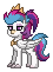 Size: 180x244 | Tagged: safe, artist:topsangtheman, queen novo, classical hippogriff, hippogriff, pony, pony town, g4, my little pony: the movie, simple background, solo, transparent background