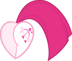 Size: 1069x901 | Tagged: safe, artist:muhammad yunus, lovestruck, pony, g4, base used, butt, female, heart, heart butt, mare, medibang paint, plot, simple background, solo, tail, tail aside, transparent background