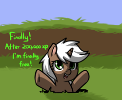 Size: 604x495 | Tagged: safe, artist:neuro, oc, oc only, pony, unicorn, female, filly, foal, mighty morphin power rangers, runescape, solo