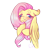 Size: 1500x1500 | Tagged: safe, artist:meoconchi, fluttershy, pegasus, pony, g4, beanbrows, blushing, bust, cute, eyebrows, female, floppy ears, looking away, mare, playing with hair, shyabetes, signature, simple background, solo, transparent background