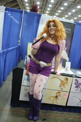 Size: 1366x2048 | Tagged: safe, artist:briannacherrycosplay, adagio dazzle, human, bronycon, bronycon 2019, equestria girls, g4, clothes, cosplay, costume, irl, irl human, photo