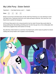 Size: 1500x1999 | Tagged: safe, edit, edited screencap, screencap, pipp petals, princess celestia, princess luna, zipp storm, alicorn, pony, a royal problem, g4, g5, spoiler:g5, female, mare, sister switch, text