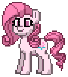 Size: 450x510 | Tagged: safe, artist:muhammad yunus, oc, oc only, oc:annisa trihapsari, earth pony, pony, pony town, animated, earth pony oc, female, gif, mare, not pinkie pie, not rarity, simple background, solo, transparent background