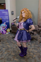 Size: 3456x5184 | Tagged: safe, artist:briannacherrycosplay, adagio dazzle, human, bronycon, bronycon 2016, equestria girls, g4, clothes, cosplay, costume, hand on hip, irl, irl human, photo