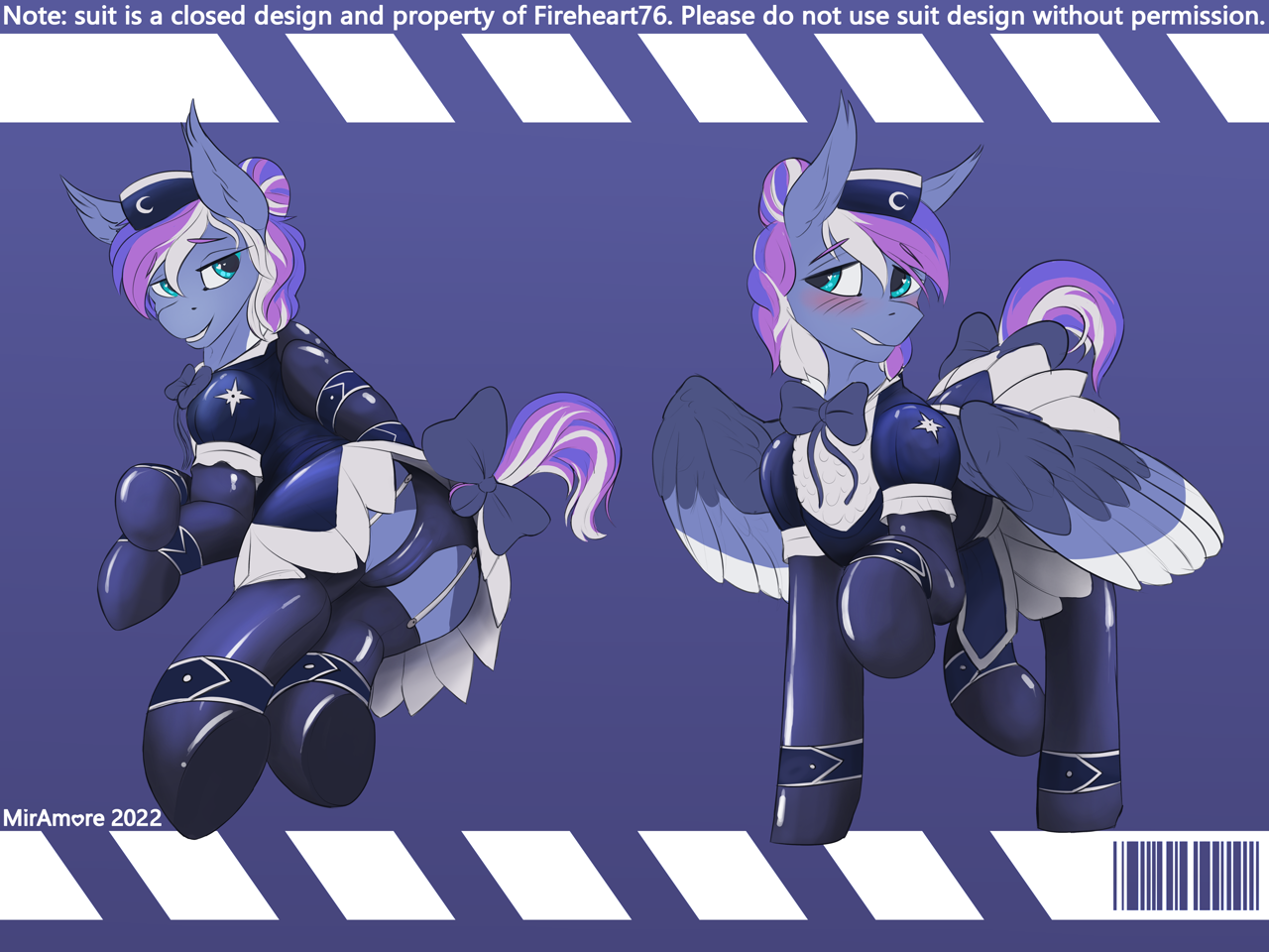 suggestive, artist:miramore, oc, oc:plum pudding(fireverse), <b>pegasus</b>, pony,...