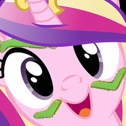 Size: 512x512 | Tagged: artist needed, safe, princess cadance, alicorn, pony, g4, 4chan, battletech, female, hi anon, horn, mare, meme, open mouth, open smile, smiling, solo