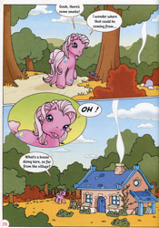 Size: 606x868 | Tagged: safe, artist:heckyeahponyscans, pinkie pie (g3), earth pony, pony, g3, official, house, pinkie pie and the artist, solo
