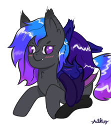 Size: 417x468 | Tagged: safe, artist:lullay, oc, oc only, oc:grey, oc:moonlit blossom, bat pony, adorable face, base used, bat ears, blushing, chest fluff, clothes, comfy, cuddling, cute, derp, duo, ear fluff, eyebrows, eyes closed, eyes open, female, floppy ears, flower, fluffy, freckles, gift art, happy, hoodie, horn, hug, huggle, male, mane, shiny mane, simple background, sleeping, smiling, snuggling, socks, transparent background, wings