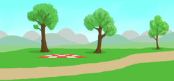 Size: 2252x1051 | Tagged: safe, artist:malte279, background, free to use, no pony, path, picnic blanket, scenery, tree