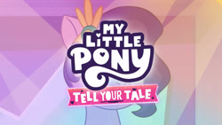 Size: 3410x1920 | Tagged: safe, screencap, pipp petals, pegasus, pony, g5, mane melody, my little pony: tell your tale, spoiler:g5, spoiler:my little pony: tell your tale, spoiler:tyts01e05, female, high res, mare, my little pony logo, solo