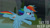 Size: 1280x720 | Tagged: safe, edit, edited screencap, editor:quoterific, screencap, rainbow dash, pegasus, pony, g4, may the best pet win, season 2, female, flying, mare, open mouth, open smile, smiling, solo, spread wings, text, wings