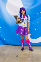 Size: 800x1200 | Tagged: safe, twilight sparkle, human, bronycon, bronycon 2017, equestria girls, g4, book, clothes, cosplay, costume, irl, irl human, photo, solo