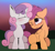 Size: 1967x1809 | Tagged: safe, artist:luxsimx, scootaloo, sweetie belle, pegasus, pony, unicorn, g4, cute, cutealoo, diasweetes, duo, duo female, female, filly, foal, forehead kiss, grass, grass field, horn, kissing, lesbian, looking at you, ship:scootabelle, shipping, sky, wings