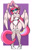 Size: 1261x2000 | Tagged: safe, artist:nelljoestar, oc, oc only, oc:nekonin, alicorn, anthro, :o, alicorn oc, anthro oc, arm hooves, bow, breast fluff, breasts, bunny ears, bunny suit, busty boy, cleavage, clothes, crossdressing, eye clipping through hair, eyebrows, eyebrows visible through hair, fishnet stockings, garter belt, hair bow, high heels, horn, intersex, lingerie, open mouth, partially open wings, pigeon toed, shoes, socks, solo, thigh highs, wide hips, wings